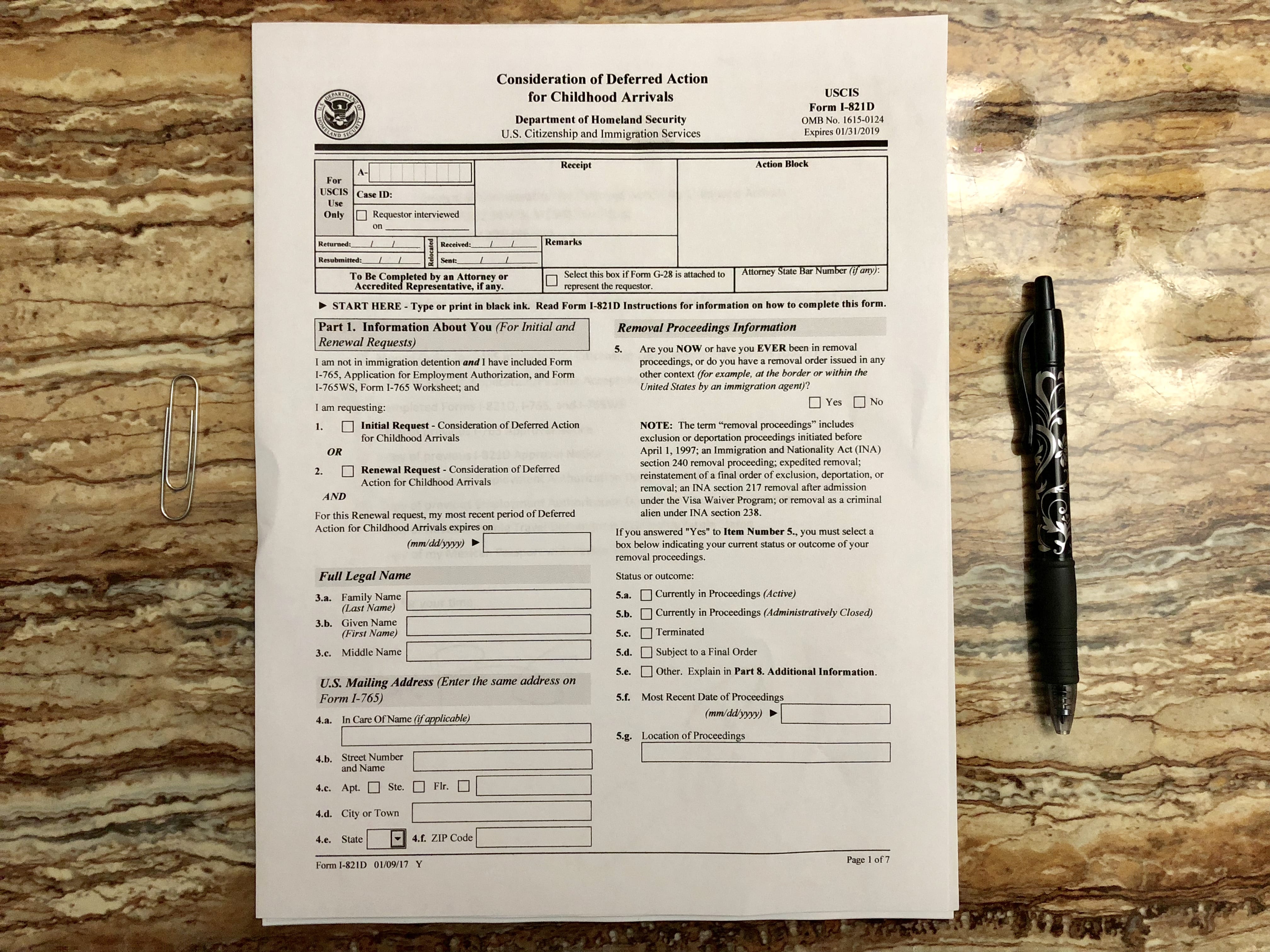 Daca Renewal Forms 2025