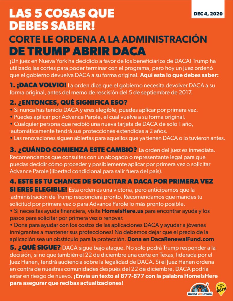 First Time DACA Frequently Asked Questions - English